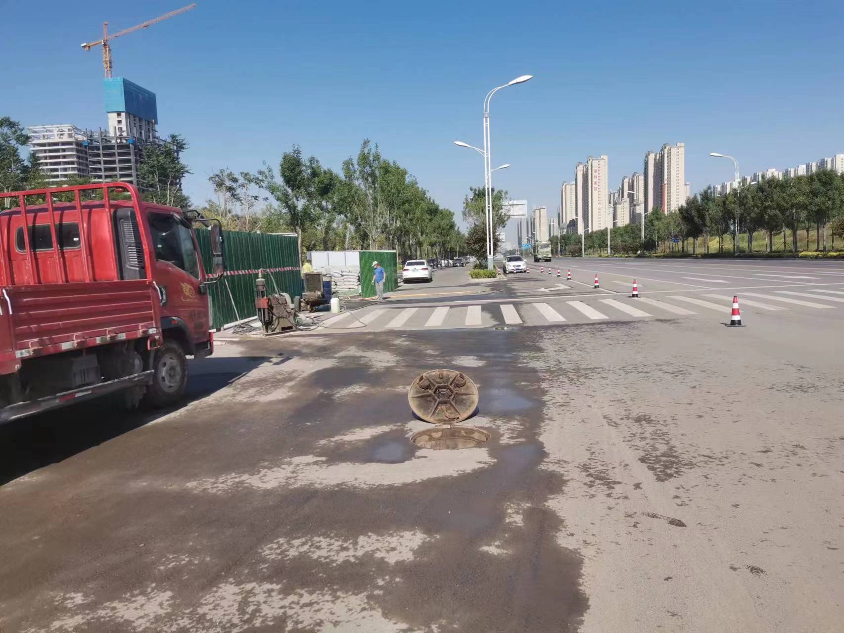 坡头镇路面地基沉降注浆